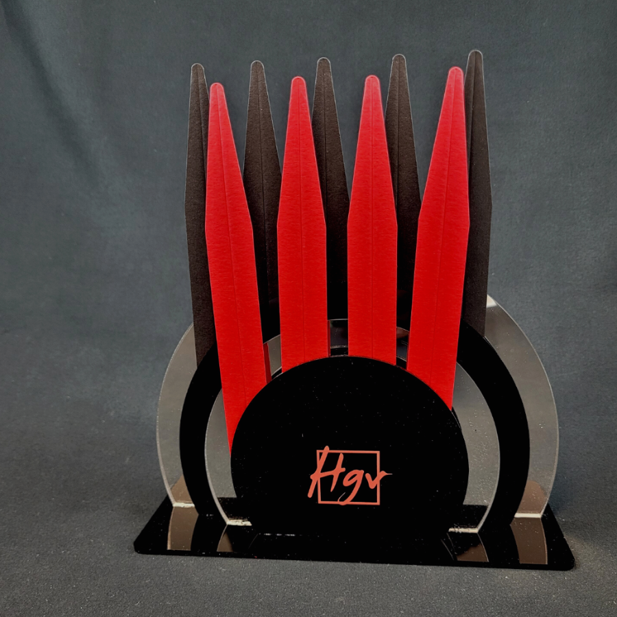 Porte-mouillettes plexiglas